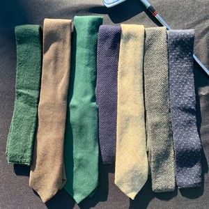 Lot of Golf neckties (7)